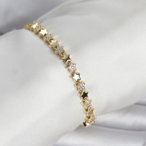 Uğur Böceği Model Gold Renk Pirinç Çocuk Küpe 5886