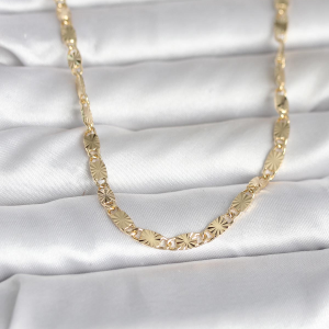 Pirinç Gold Gümüş Renkli Tırtıklı Halka Küpe 5886