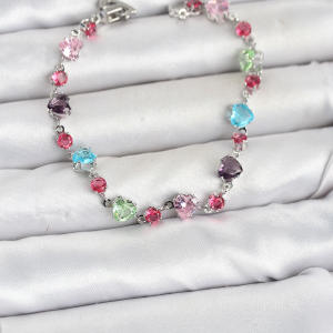 Pirinç Zirkon Taşlı Sallantılı Model Gümüş Renk 3'lü Çift Kadın Küpe Set 5886