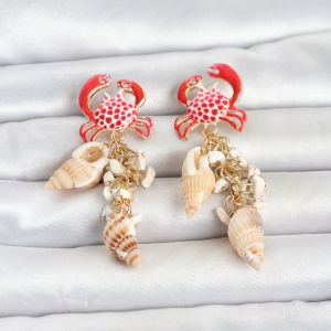 Pirinç Halka Model Gold Renk Kadın Set Küpe 5886
