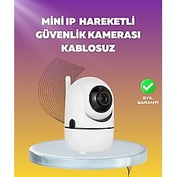 1080P WiFi Akıllı Güvenlik Kamerası – Pan & Tilt Hareket Takip ve İki Yönlü Ses