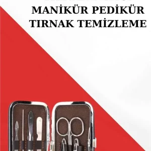 Manikür Pedikür Seti 7 Parça Tırnak Mantarı Tırnak Batığı Temizleme Taşınabilir