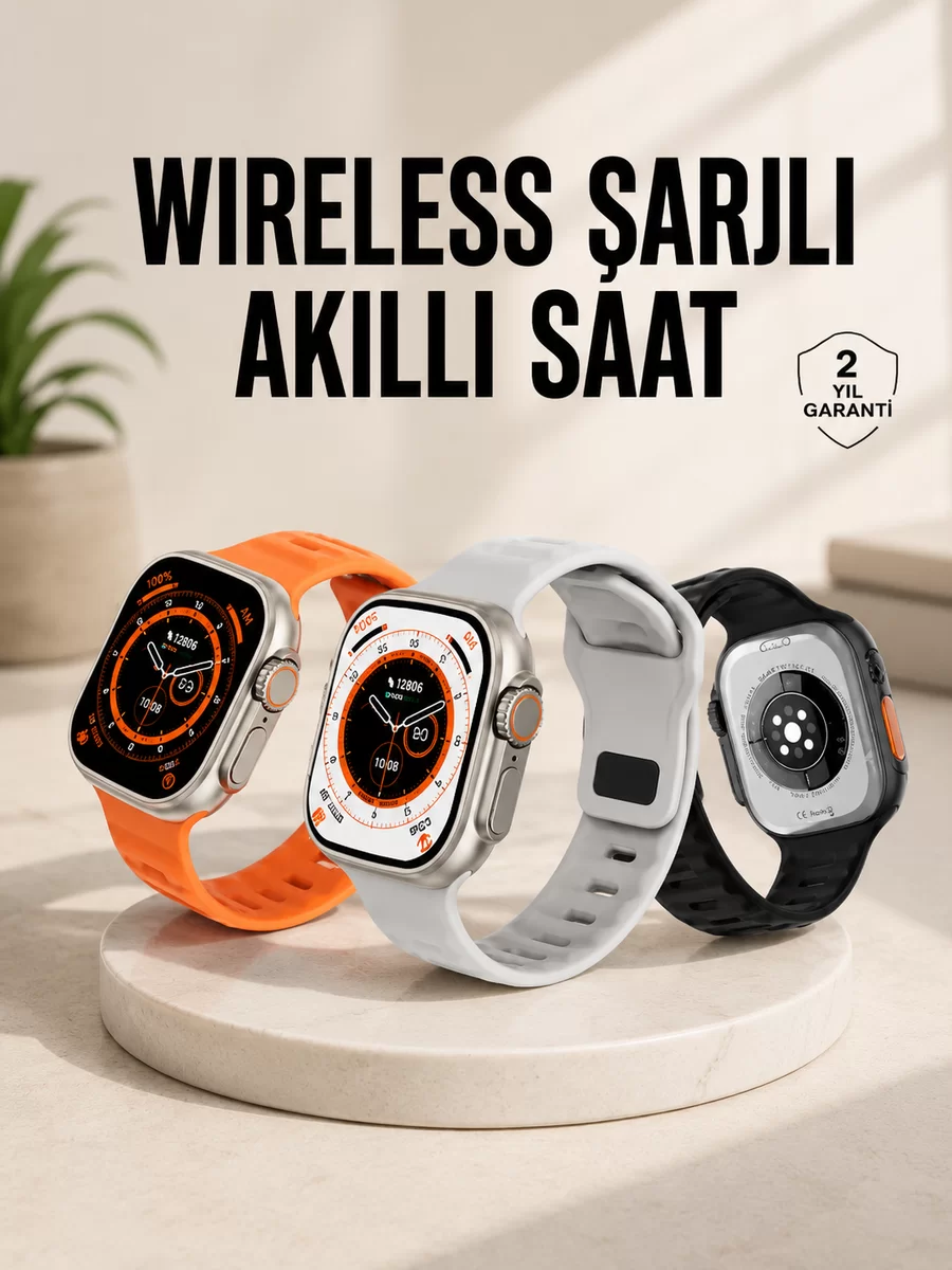 Akıllı Saat Nabız Ölçebilen Yeni Nesil GPS ve Adımsayar Özelliği 1 Akıllı Saat Nabız Ölçebilen Yeni Nesil GPS ve Adımsayar Özelliği