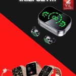 Yeni Nesil Kaliteli Akıllı Saat ve Kablosuz Bluetooth Kulaklık  Yüksek Ses Kaliteli