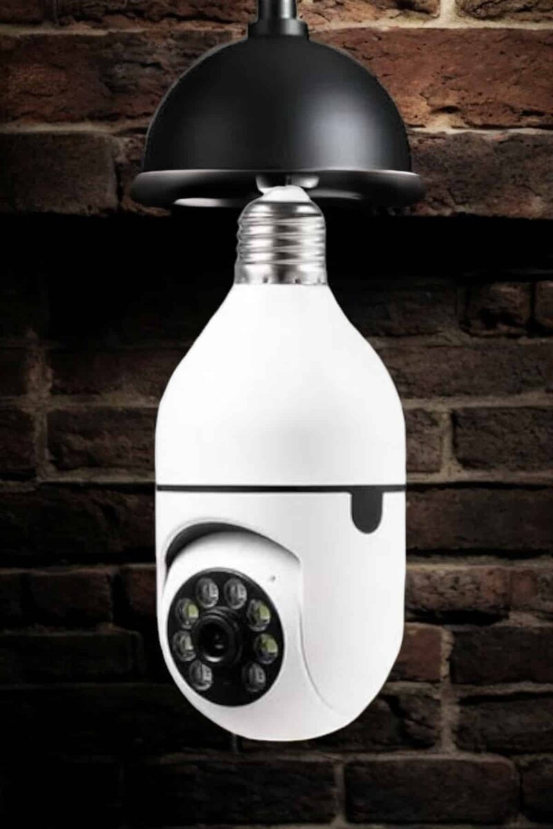 Wifi Kamera Duylu Ampul Görünümlü 360 Derece Dönebilen Ev Kamerası 5 Wifi Kamera Duylu Ampul Görünümlü 360 Derece Dönebilen Ev Kamerası - Görsel 5