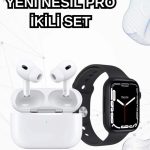 2025 Model Akıllı Saat ve Yeni Nesil Pro Bluetooth Kulaklık TWS Yüksek Ses Kaliteli