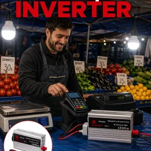 1500W Araç İnvertörü Güçlü Priz Çıkış