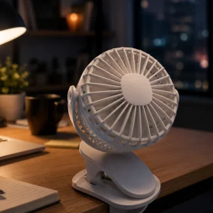 Çalışma Masası ve Yatak Başlığı İçin Klipsli Mini Fan