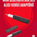 Taşınabilir Bluetooth Ses Alıcısı | 30 Dk Şarj 4 Saat Kullanım Geri Klipsli