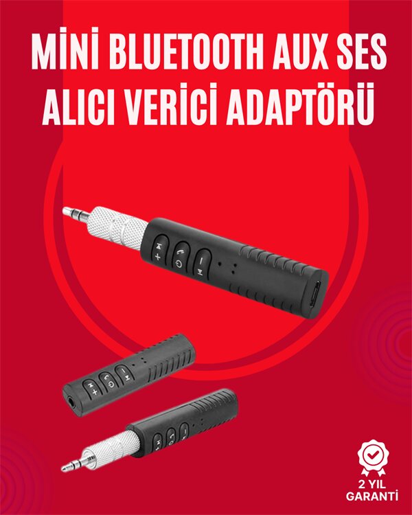 Taşınabilir Bluetooth Ses Alıcısı | 30 Dk Şarj 4 Saat Kullanım Geri Klipsli 1 Taşınabilir Bluetooth Ses Alıcısı | 30 Dk Şarj 4 Saat Kullanım Geri Klipsli