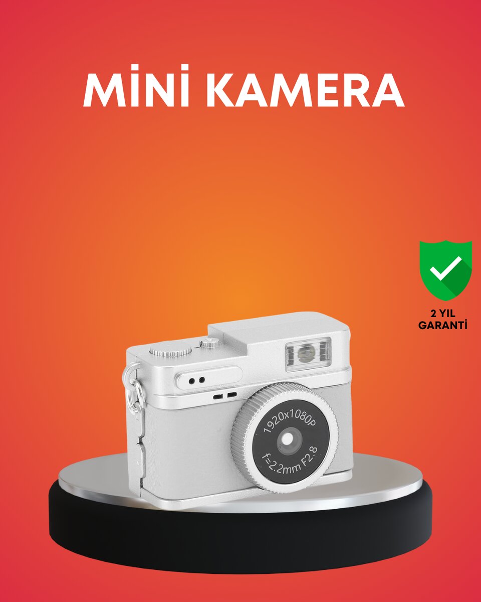 Taşınabilir Cep Boy Dijital Kamera LED Işıklı 1080P Video Çekim 2 Taşınabilir Cep Boy Dijital Kamera LED Işıklı 1080P Video Çekim - Görsel 2