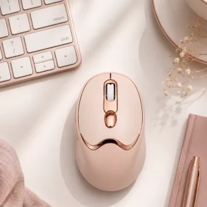 Bluetooth ve 2.4G Destekli Sessiz Kablosuz Mouse Şarjlı Tasarım