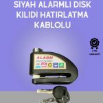 Yüksek Sesli 110dB Çelik Disk Kilidi Su Geçirmez