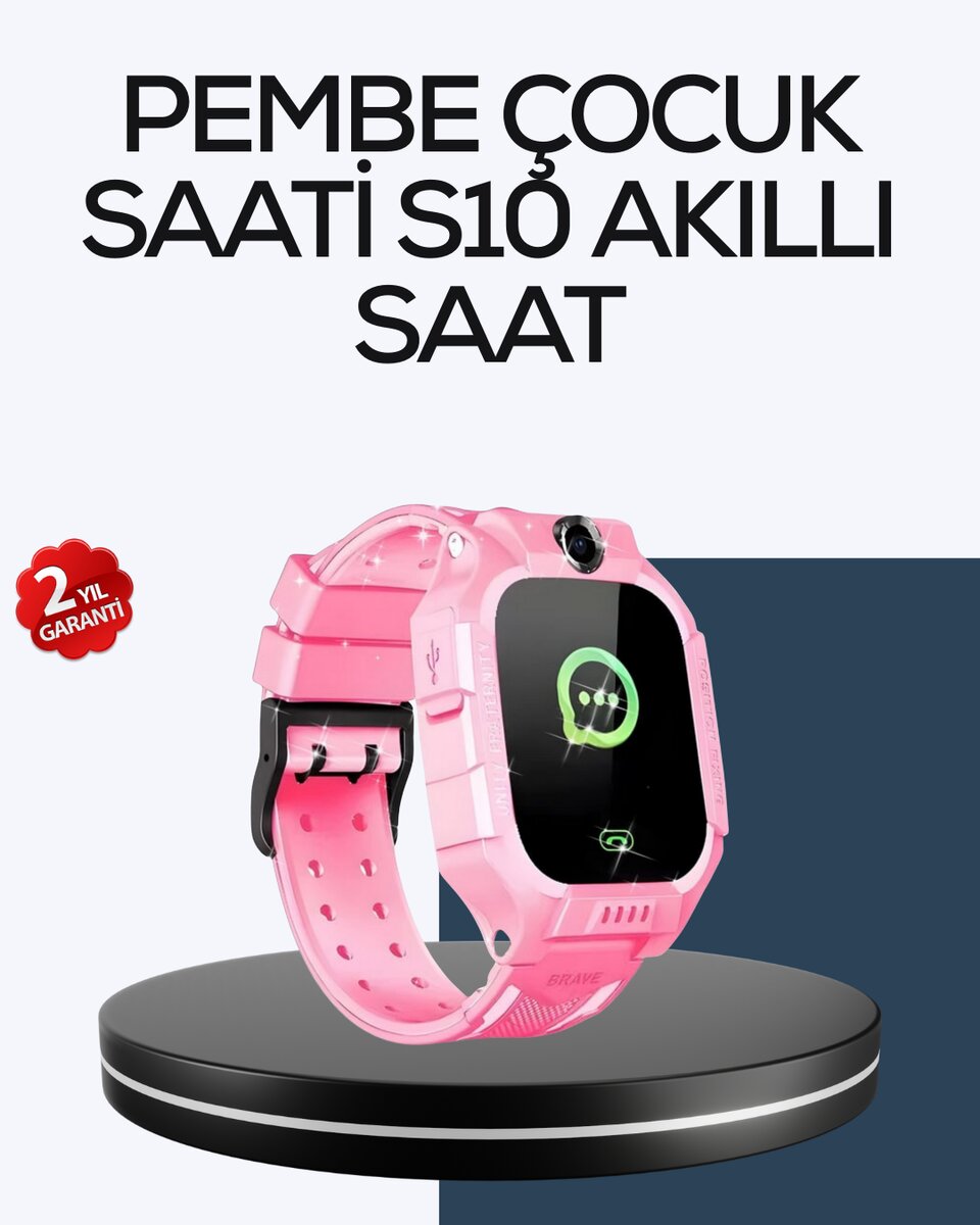 S10 Akıllı Çocuk Saati Çift Yönlü Konuşma ve SOS Fonksiyonu 1 S10 Akıllı Çocuk Saati Çift Yönlü Konuşma ve SOS Fonksiyonu