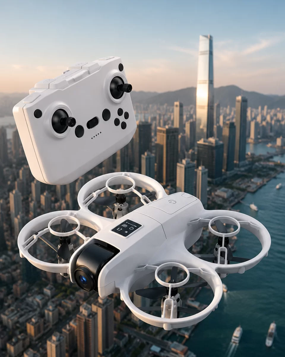 Işıklı Mini Drone Çift Batarya ve Yedek Pervane Setli 1 Işıklı Mini Drone Çift Batarya ve Yedek Pervane Setli