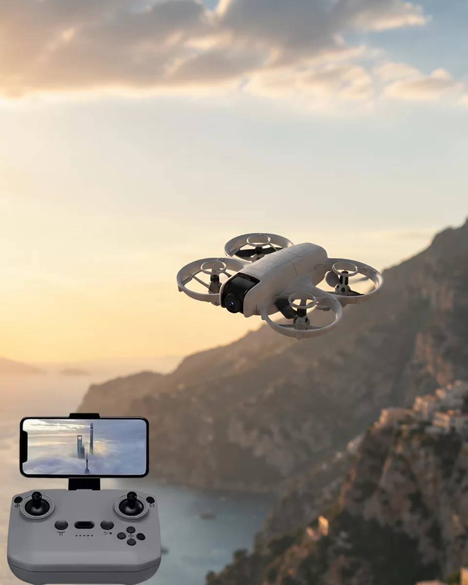 Uzaktan Kumandalı Mini Drone HD Kamera Işıklı Tasarım 1 Uzaktan Kumandalı Mini Drone HD Kamera Işıklı Tasarım