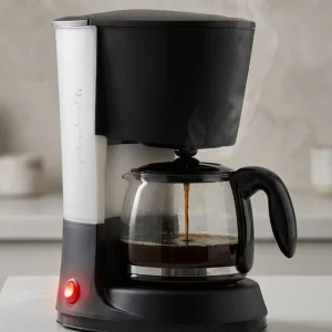 1.2 Litre Filtre Kahve Makinesi Damlama Emniyetli Cam Karaflı