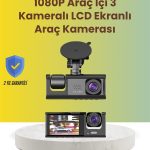 TA-01 2.0 İnç Ekranlı 3 Kanallı Araç Kamerası
