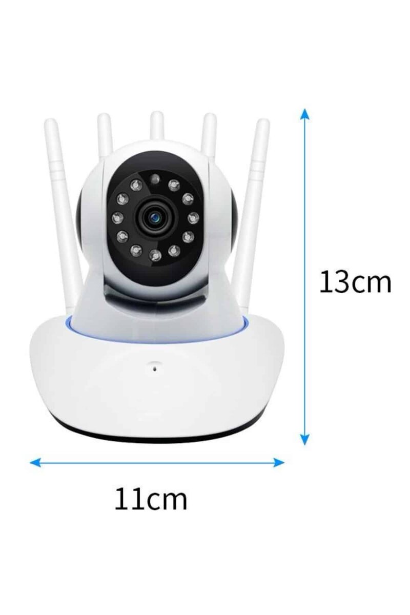 LED Aydınlatmalı 5 Antenli Motorlu 1080P Wifi Kamera Sensörlü 5 LED Aydınlatmalı 5 Antenli Motorlu 1080P Wifi Kamera Sensörlü - Görsel 5