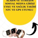 Bileklikli Amoled Ekran Akıllı Saat ve Dijital Göstergeli Kablosuz Bluetooth Kulaklık ANC/ ENC