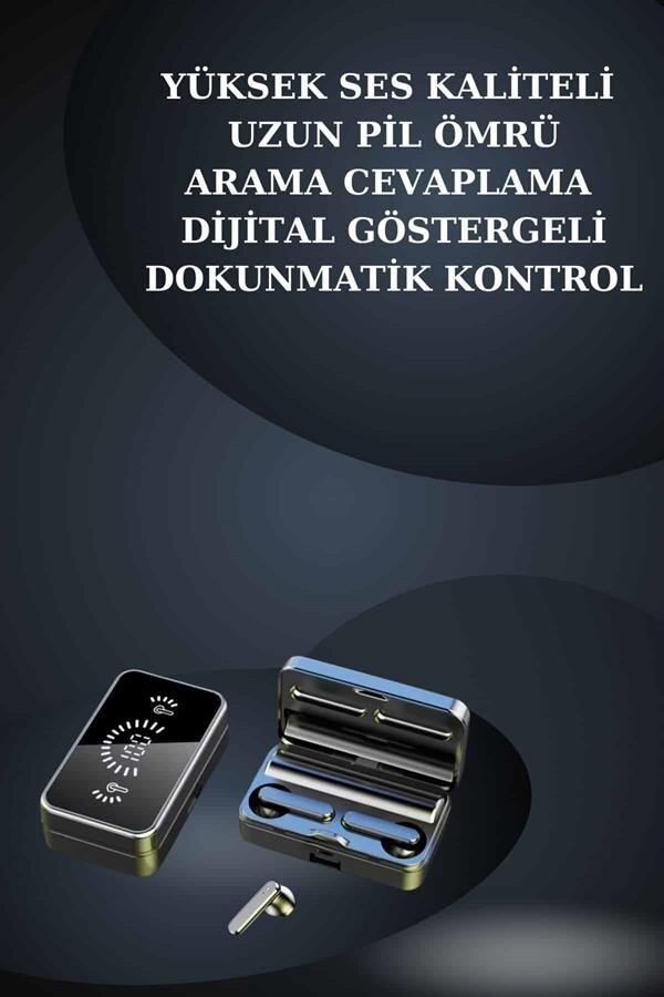 Bileklikli Amoled Ekran Akıllı Saat ve Dijital Göstergeli Kablosuz Bluetooth Kulaklık ANC/ ENC 3 Bileklikli Amoled Ekran Akıllı Saat ve Dijital Göstergeli Kablosuz Bluetooth Kulaklık ANC/ ENC - Görsel 3