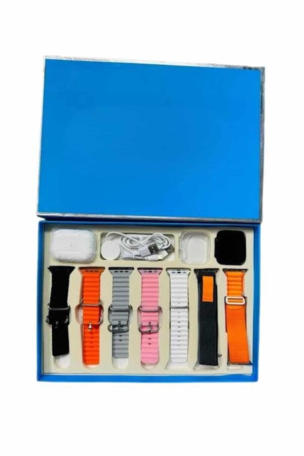 7 Kordonlu Unisex Akıllı Saat Çoklu Kordon Seçeneği Amoled Ekran 5 7 Kordonlu Unisex Akıllı Saat Çoklu Kordon Seçeneği Amoled Ekran - Görsel 5