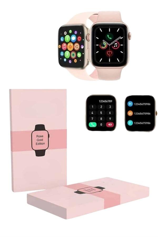 Yeni Nesil Kadın Akıllı Saat Rose Gold Android ve İos Uyumlu 5 Yeni Nesil Kadın Akıllı Saat Rose Gold Android ve İos Uyumlu - Görsel 5
