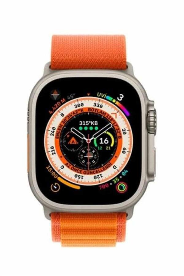 Yeni Nesil Akıllı Saat Çok Yönlü Titreşimli 49 MM Android ve İOS Uyumlu 3 Yeni Nesil Akıllı Saat Çok Yönlü Titreşimli 49 MM Android ve İOS Uyumlu - Görsel 3