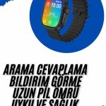 Akıllı Saat Sağlık Takibi Kalp Atışı Adımsayar Ultra Yeni Nesil nefes Egzersizi