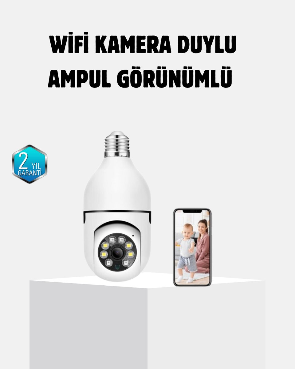 360 Derece Dönebilen Akıllı Duylu Kamera – PTZ Uzaktan Kontrol Hareket Algılama