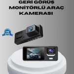 Park Modlu 3 Kameralı Araç Kayıt Cihazı 1080P Ön Kamera 2’’ Ekran