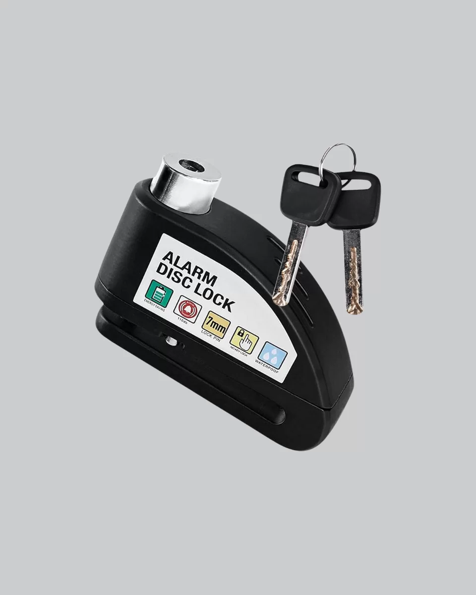 110 dB Alarmlı Disk Fren Kilidi Su Geçirmez Çelik Motosiklet Güvenlik Kilidi 2 110 dB Alarmlı Disk Fren Kilidi Su Geçirmez Çelik Motosiklet Güvenlik Kilidi - Görsel 2