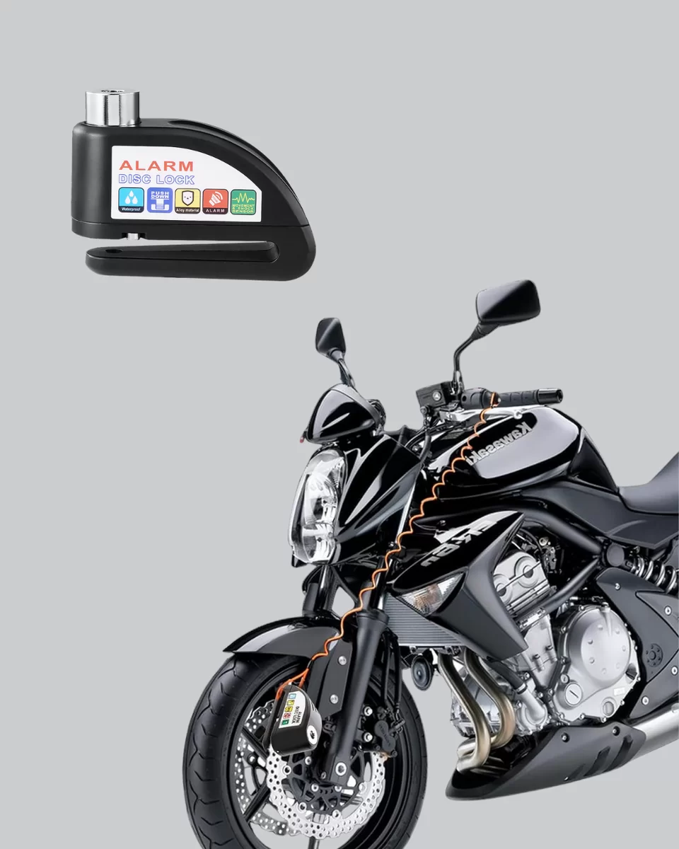 110 dB Alarmlı Disk Fren Kilidi Su Geçirmez Çelik Motosiklet Güvenlik Kilidi 4 110 dB Alarmlı Disk Fren Kilidi Su Geçirmez Çelik Motosiklet Güvenlik Kilidi - Görsel 4
