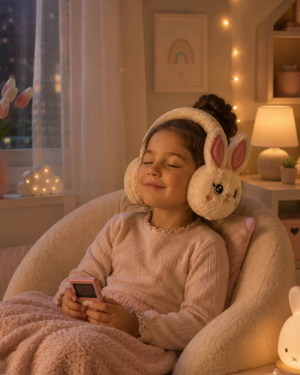 Peluş Bluetooth Kulaküstü Kulaklık Mikrofonlu Kablosuz Müzik Kulaklığı 1 Peluş Bluetooth Kulaküstü Kulaklık Mikrofonlu Kablosuz Müzik Kulaklığı