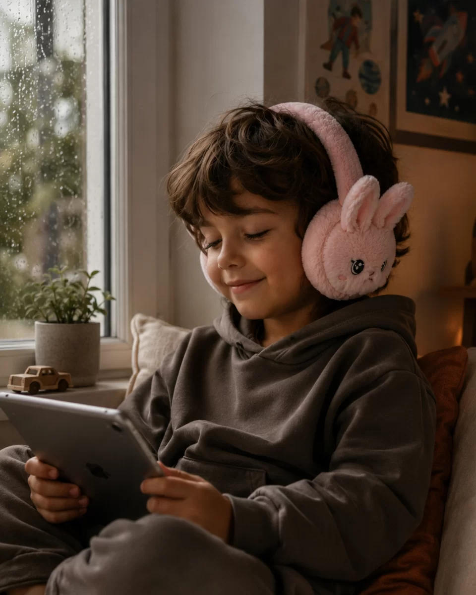 Bluetooth 5.3 Peluş Kulaklık Kablosuz Mikrofonlu TF Kart Girişli Model 1 Bluetooth 5.3 Peluş Kulaklık Kablosuz Mikrofonlu TF Kart Girişli Model