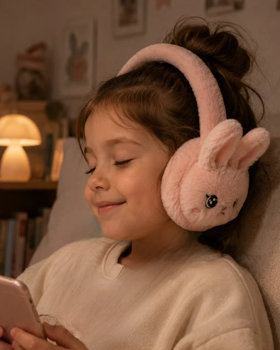 Bluetooth 5.3 Peluş Kulaklık TF Kart Destekli Kablosuz Kulaküstü Kulaklık 1 Bluetooth 5.3 Peluş Kulaklık TF Kart Destekli Kablosuz Kulaküstü Kulaklık