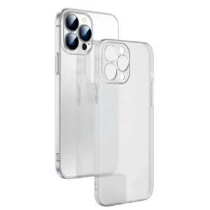 Haydiburaya 83 Ally iPhone 13 Pro 6.1inch Frosted Glass Şeffaf Kamera Korumalı Kılıf