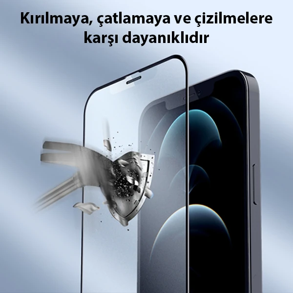 GOR iPhone 12 Pro Max 9D Hardening Tempered Full Cam Ekran Koruyucu 4 GOR iPhone 12 Pro Max 9D Hardening Tempered Full Cam Ekran Koruyucu - Görsel 4