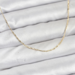 CM 14K Gold Renk Kesme Model 60 cm Kadın Kolye 5886