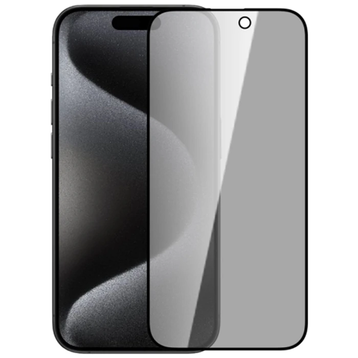 ALLY İPhone 15 Pro 3D Full Privacy Gizlilik Cam Ekran Koruyucu Anti-Spy-(5775) 1 ALLY İPhone 15 Pro 3D Full Privacy Gizlilik Cam Ekran Koruyucu Anti-Spy-(5775)
