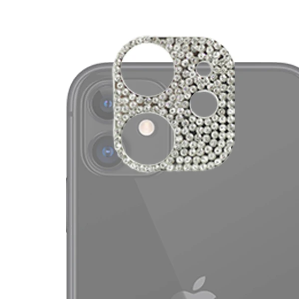 ALLY İPhone 11 Kamera Koruyucu Lens Diamond Taş İşlemeli 2 ALLY İPhone 11 Kamera Koruyucu Lens Diamond Taş İşlemeli - Görsel 2