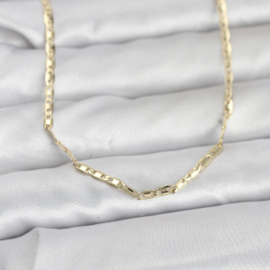 CM 14K Gold Renk Gemici Zincir Model 60 cm Kadın Kolye 5886