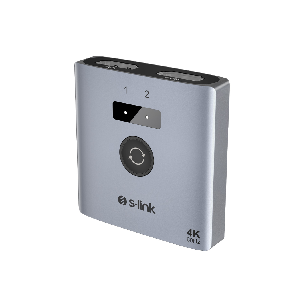 S-LINK SL-LU602, 2xHDMI, 4K, 60Hz, Monitör Çoklayıcı (1PC-2Monitör veya 2PC- 1Monitör) Çift Yönlü Switch(1923) 2 S-LINK SL-LU602, 2xHDMI, 4K, 60Hz, Monitör Çoklayıcı (1PC-2Monitör veya 2PC- 1Monitör) Çift Yönlü Switch(1923) - Görsel 2