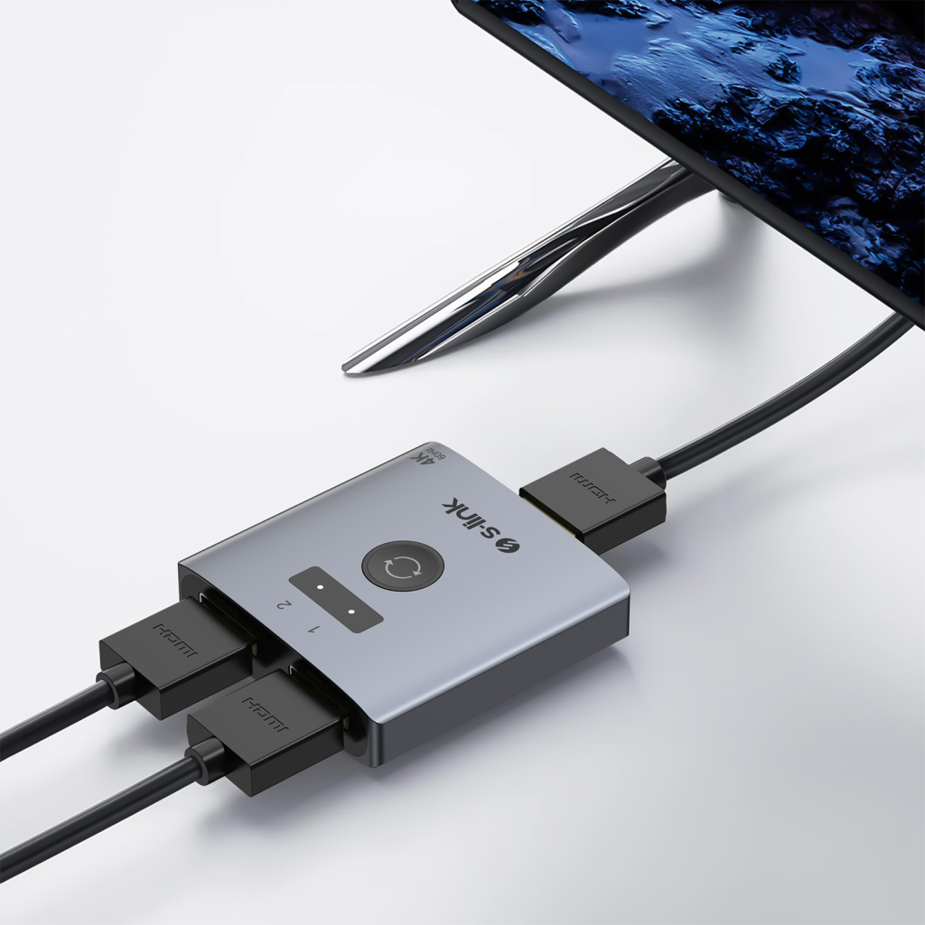 S-LINK SL-LU602, 2xHDMI, 4K, 60Hz, Monitör Çoklayıcı (1PC-2Monitör veya 2PC- 1Monitör) Çift Yönlü Switch(1923) 3 S-LINK SL-LU602, 2xHDMI, 4K, 60Hz, Monitör Çoklayıcı (1PC-2Monitör veya 2PC- 1Monitör) Çift Yönlü Switch(1923) - Görsel 3