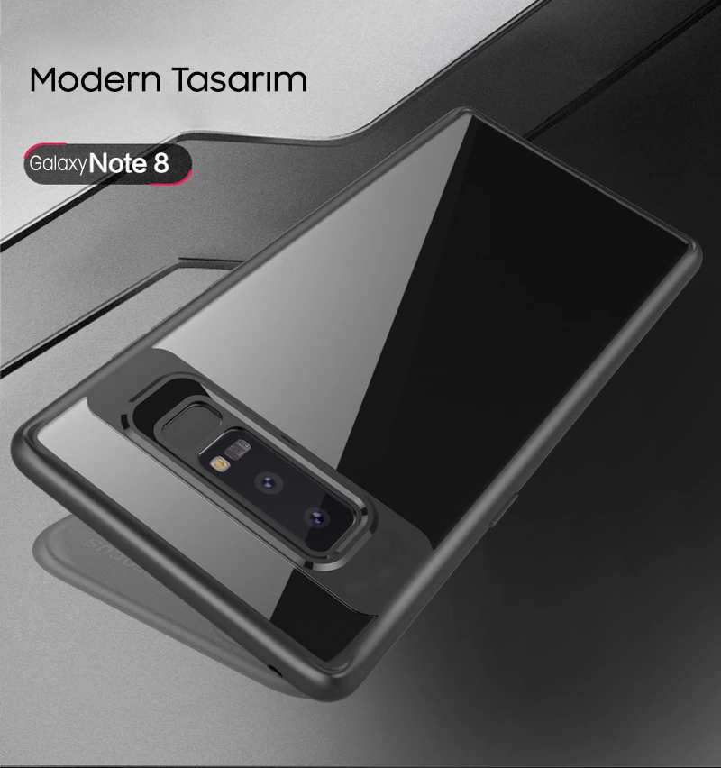 Ally Galaxy Note 8 Darbeya Dayanıklı Şeffaf Silikon Kılıf 2 Ally Galaxy Note 8 Darbeya Dayanıklı Şeffaf Silikon Kılıf - Görsel 2