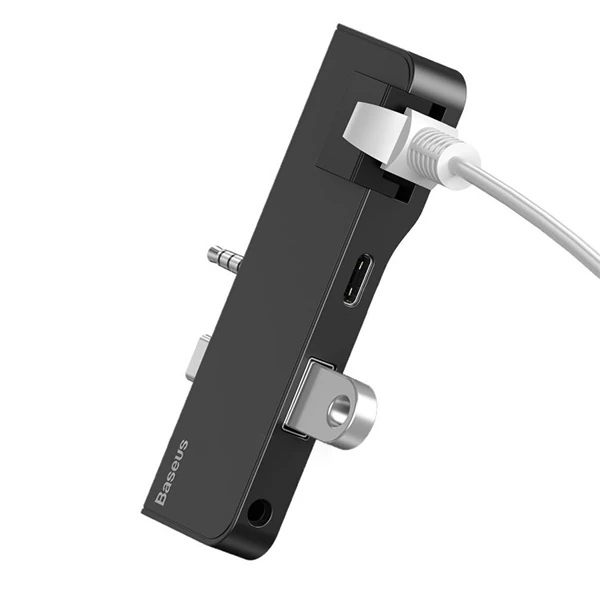 Baseus Multifunctional HUB Surface Go(Type-C+Audio to RJ45+USB3.0+Type-C(data)+Audio) 4 Baseus Multifunctional HUB Surface Go(Type-C+Audio to RJ45+USB3.0+Type-C(data)+Audio) - Görsel 4