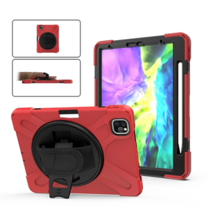 iPad Pro11 (2021-2020-2018) Kılıf Shockproof 3 Katmanlı Standlı Zırh Kılıf Kalem Yerli