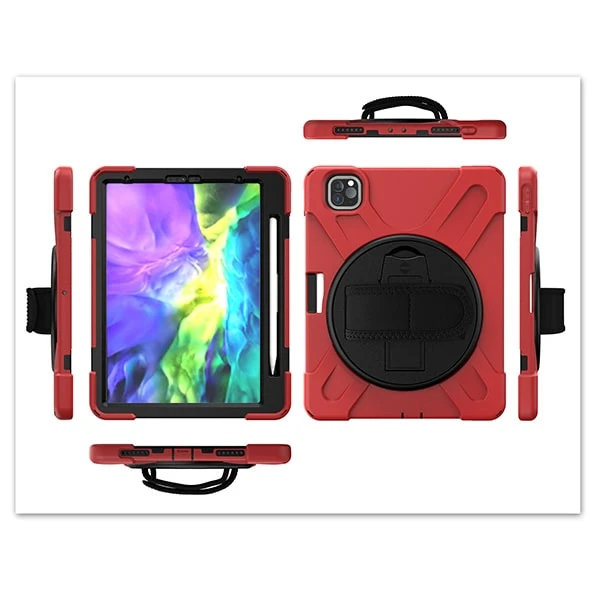 iPad Pro11 (2021-2020-2018) Kılıf Shockproof 3 Katmanlı Standlı Zırh Kılıf Kalem Yerli 3 iPad Pro11 (2021-2020-2018) Kılıf Shockproof 3 Katmanlı Standlı Zırh Kılıf Kalem Yerli - Görsel 3