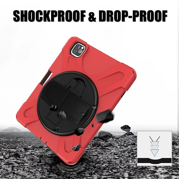 iPad Pro11 (2021-2020-2018) Kılıf Shockproof 3 Katmanlı Standlı Zırh Kılıf Kalem Yerli 4 iPad Pro11 (2021-2020-2018) Kılıf Shockproof 3 Katmanlı Standlı Zırh Kılıf Kalem Yerli - Görsel 4