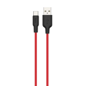Haydiburaya 90 HOCO X21 Plus USB to Type-C 3A Silikon Hızlı Şarj ve Data Kablosu
